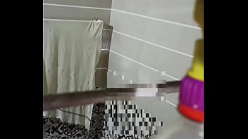 secret blowjob in the toilet caught live on cctv