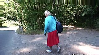 70 years old granny riding