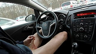 stranded amateur teen gets naked in car full video