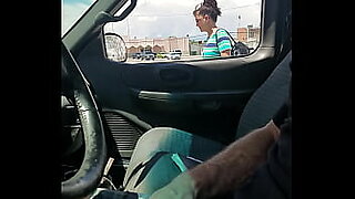 dick flash to indian aunty in car