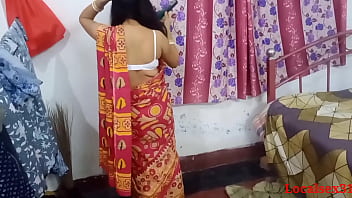 a girl in saree