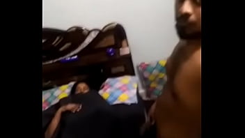 young stepmom and son sharing bed