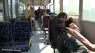 sexy babe in bus video