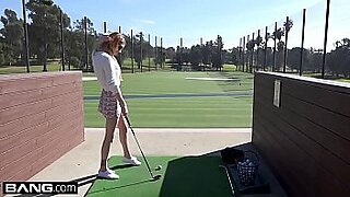 plays golf
