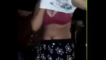 husband removing wifes bra sucking wifes boobs