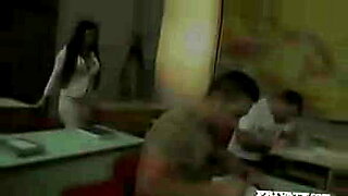 female teacher and mother spanked