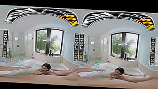 step mom and son massage in bathroom
