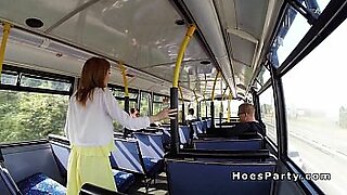 showing cock on bus
