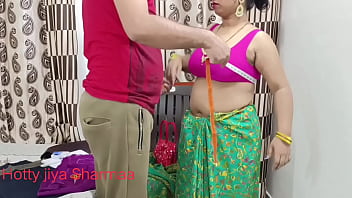 bhabhi sex in crepe saree