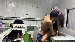 hot brunette babysitter gets owned hard by man of the house