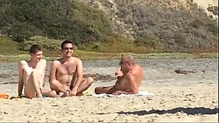 nude beach two couples play together part 3
